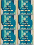 6 x Faith In Nature Fragrance Free Soap Bar - 100g