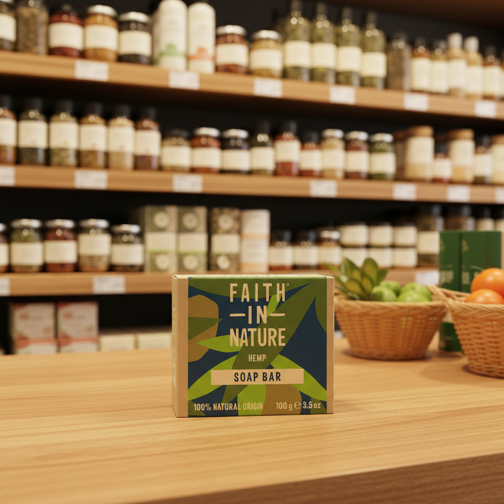 6 x Faith In Nature Hemp Soap - 100g
