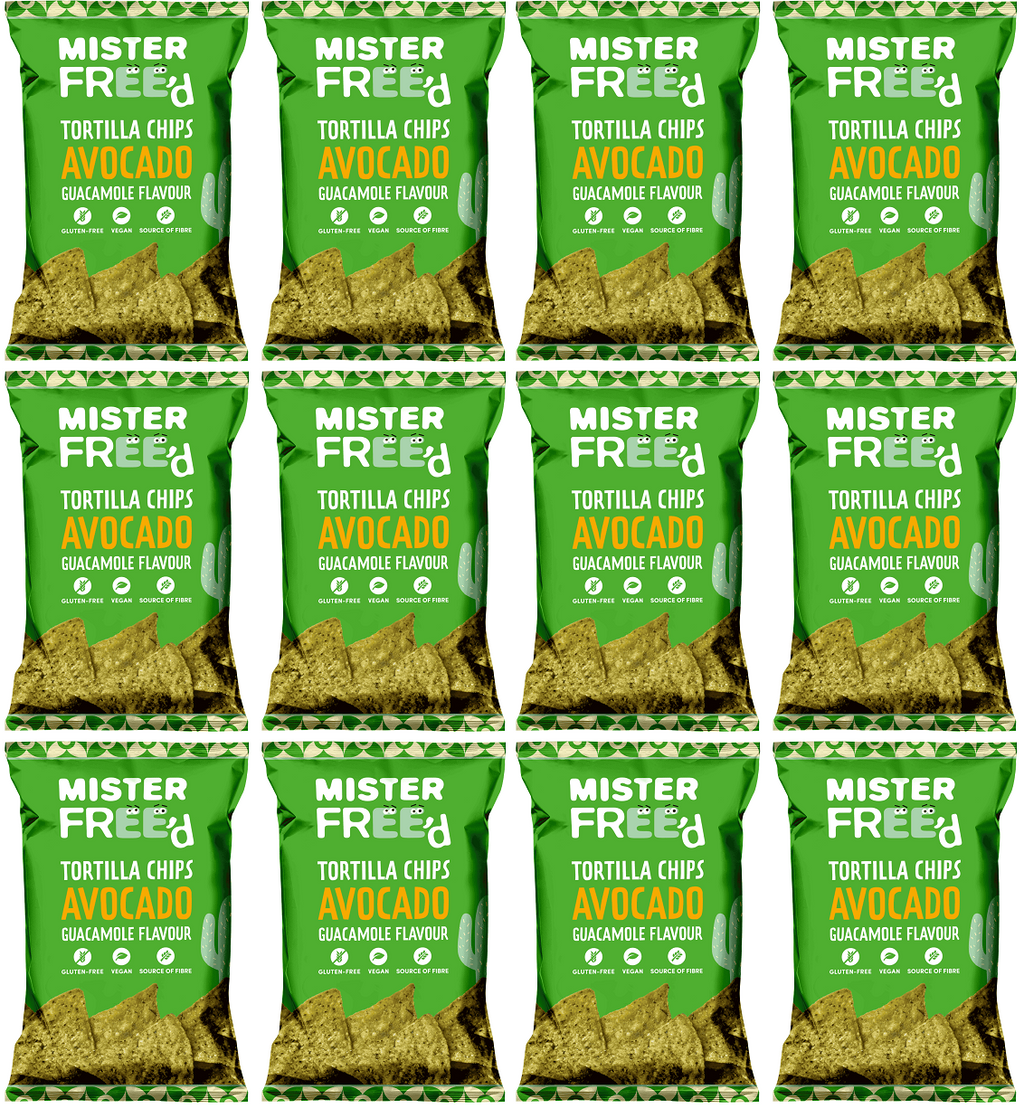 12 x Mister Free'd Tortilla Chips with Avocado - 135g