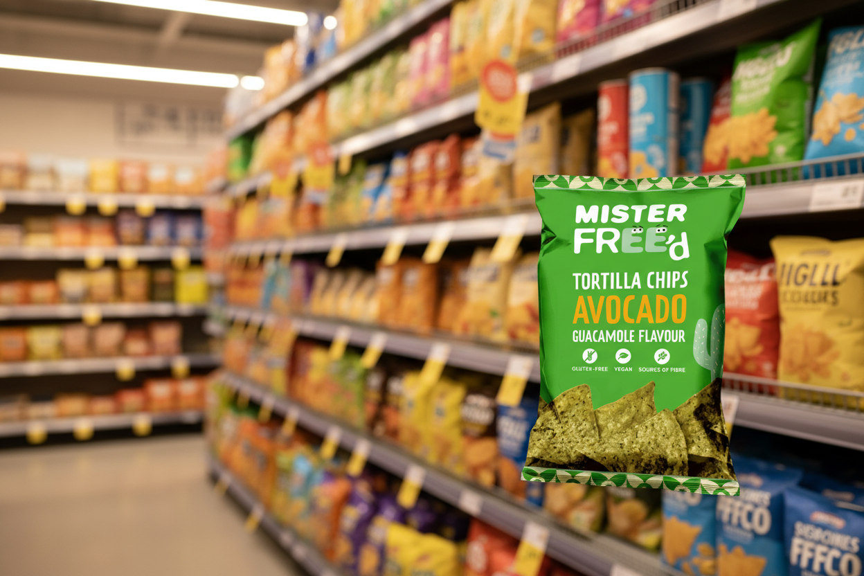 12 x Mister Free'd Tortilla Chips with Avocado - 135g