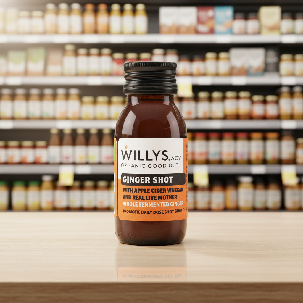 Willy's Organic Ginger & ACV Shot - 60ml