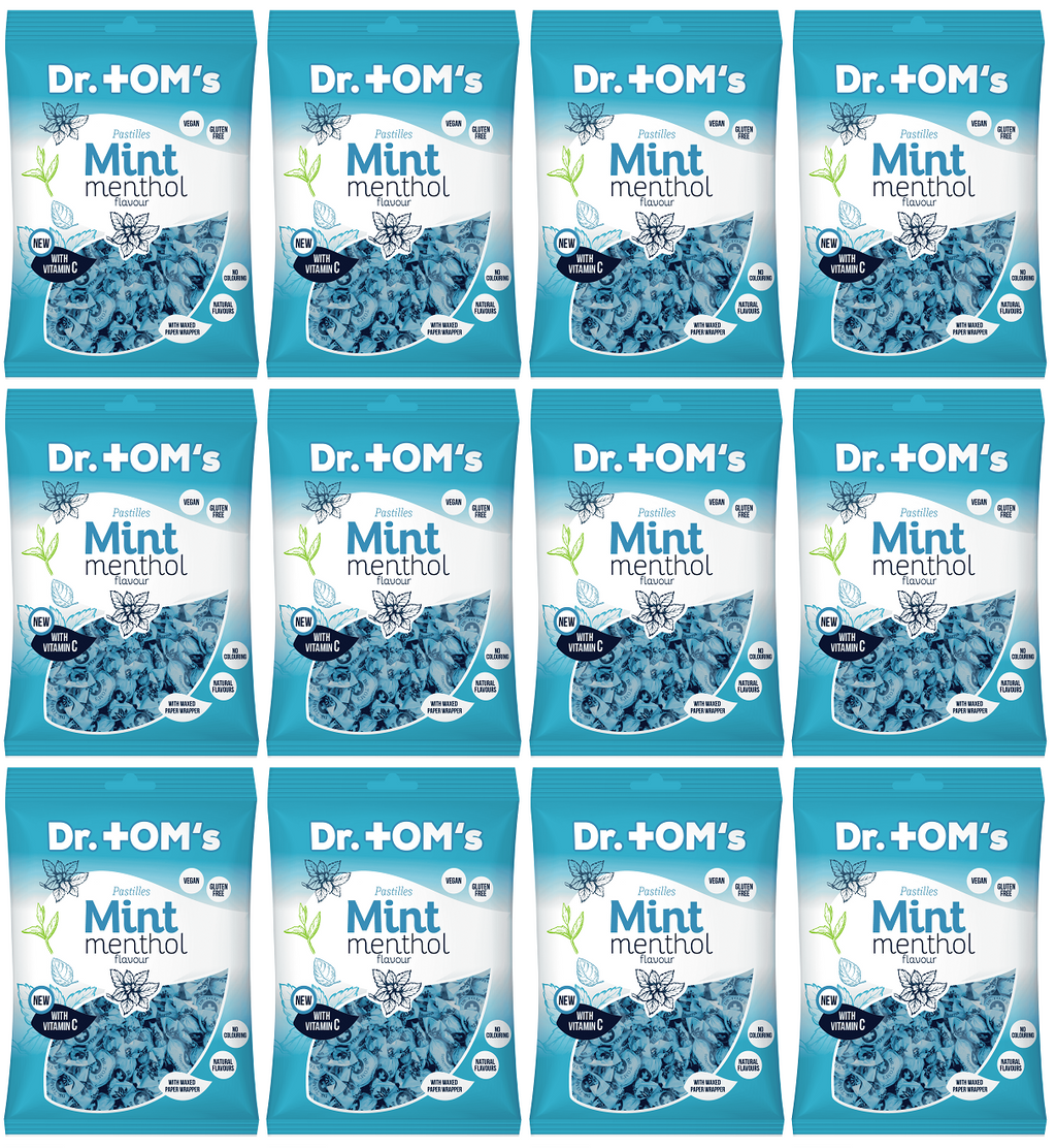 12 x Dr Tom's Mint - 150g