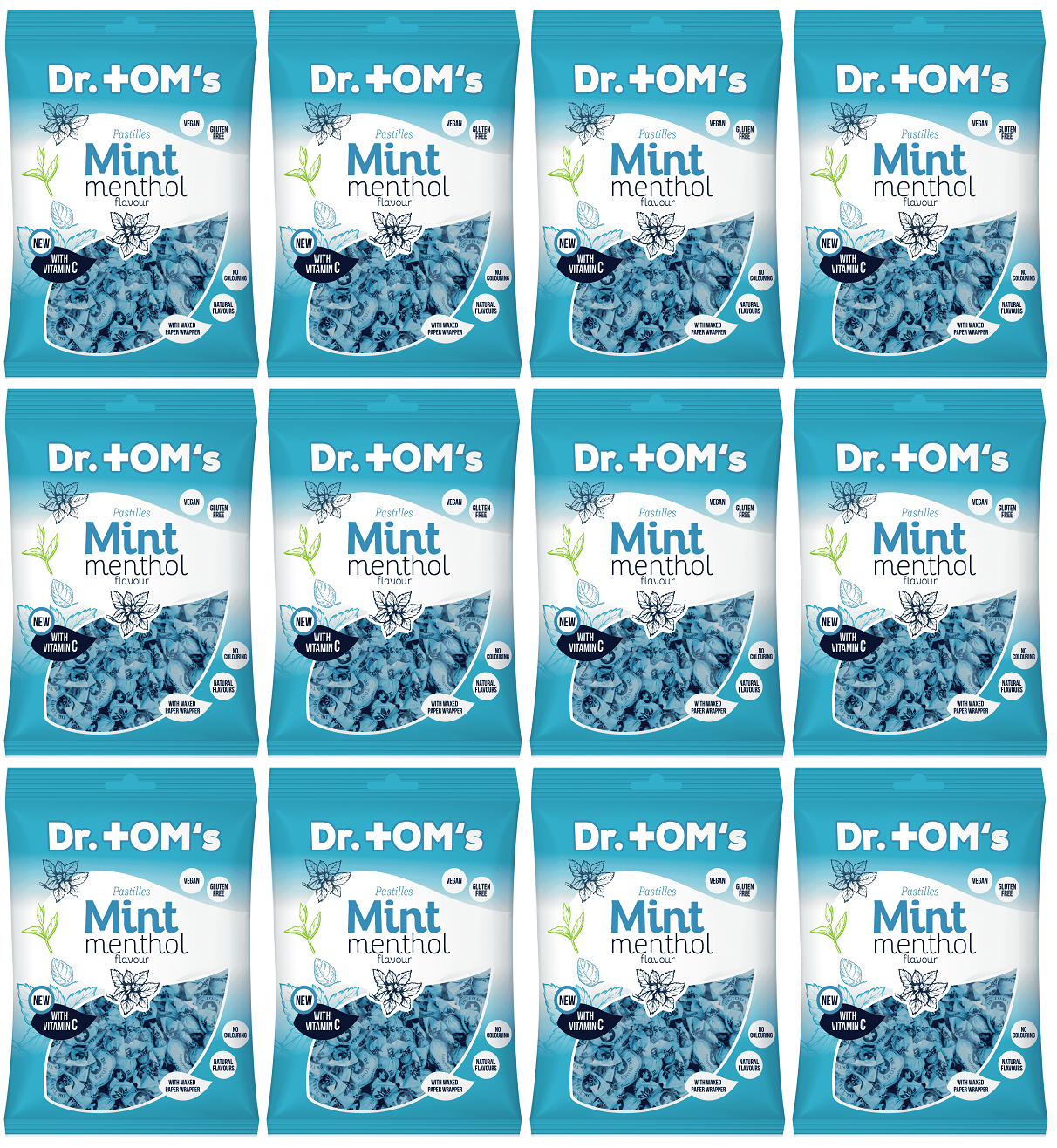 12 x Dr Tom's Mint - 150g
