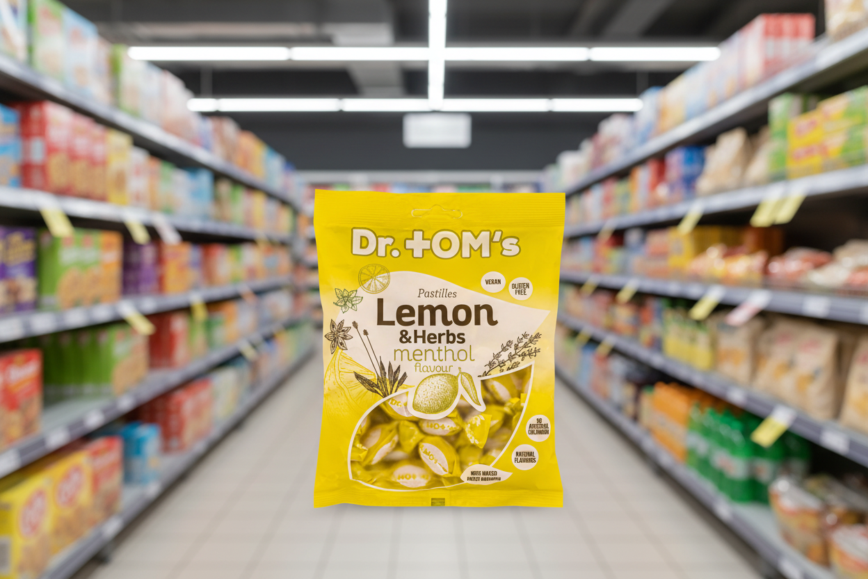 12 x Dr Tom's Lemon & Herbs - 150g