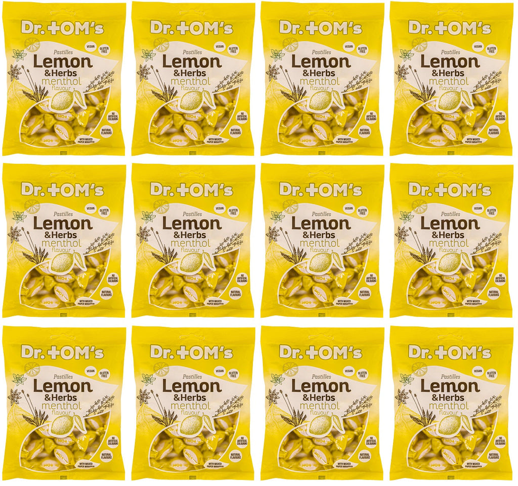 12 x Dr Tom's Lemon & Herbs - 150g