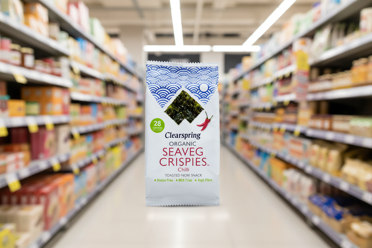 Clearspring Organic Seaveg Crispies - Chilli - 4g