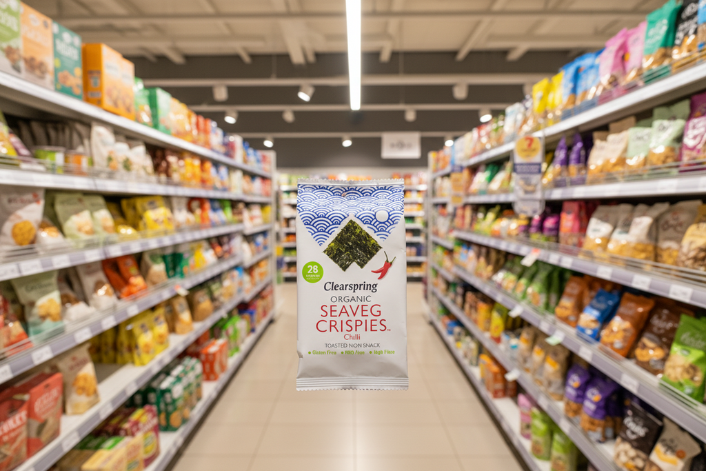 Clearspring Organic Seaveg Crispies - Chilli - 4g