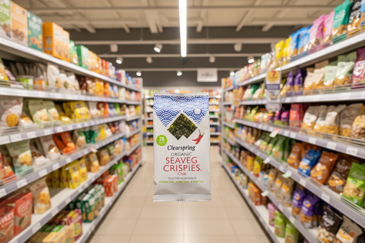 Clearspring Organic Seaveg Crispies - Chilli - 4g