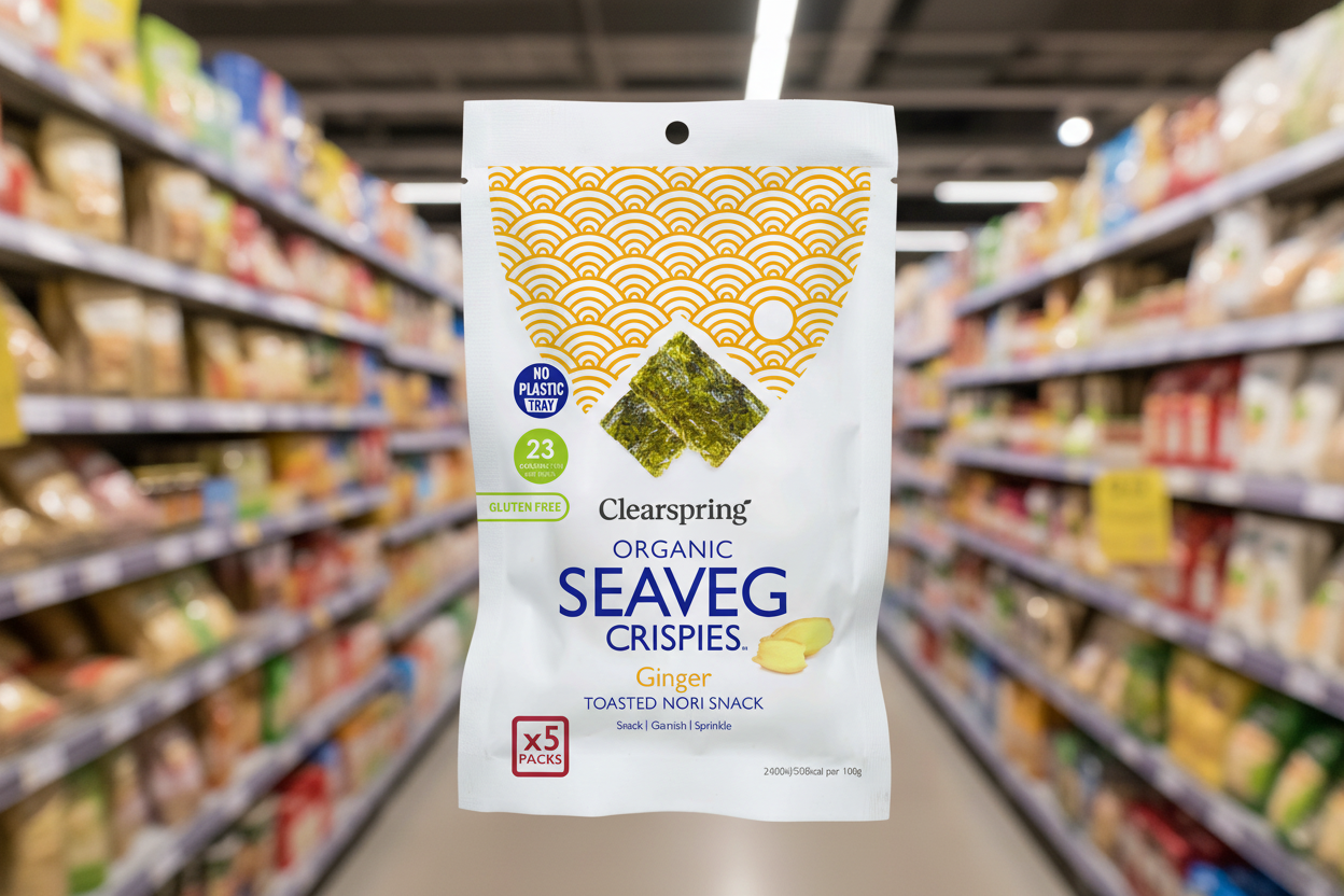 Clearspring Org Seaveg Crispies Multipack Original - 5x4g