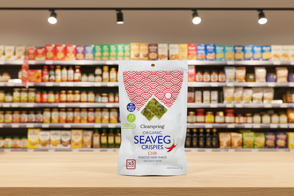 Clearspring Org Seaveg Crispies Multipack - Chilli - 5x4g