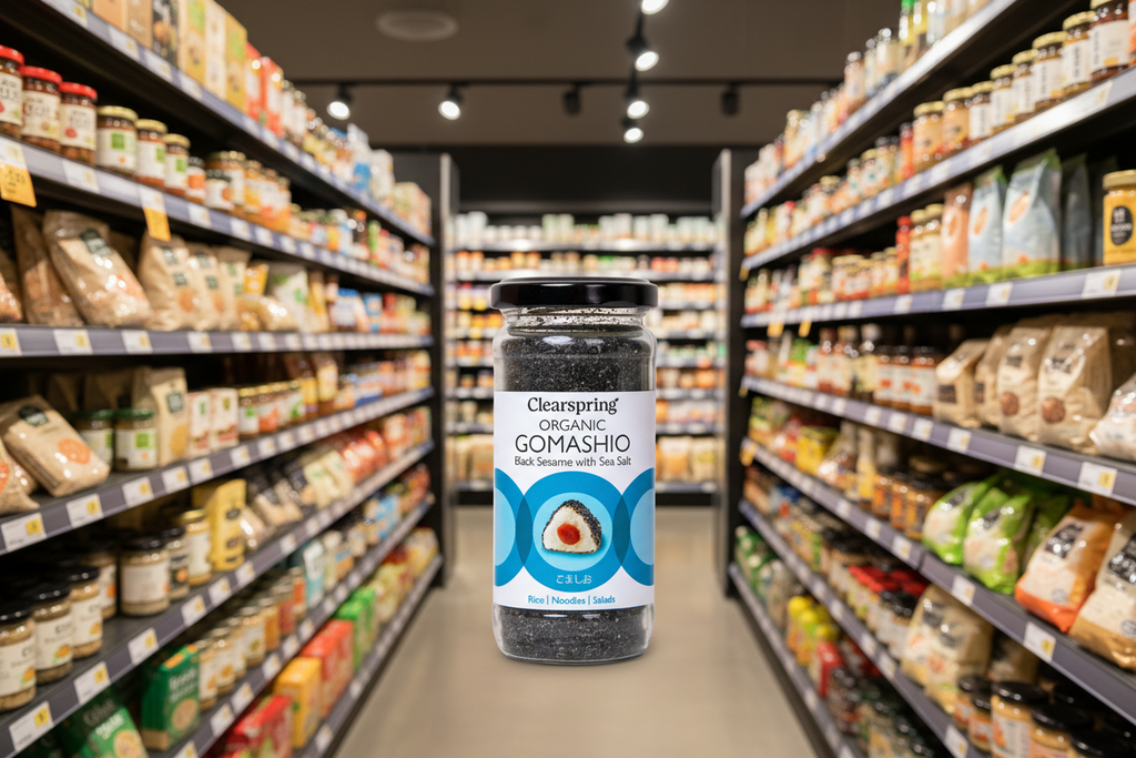 Clearspring Org Gomashio Black Sesame with Sea Salt - 100g
