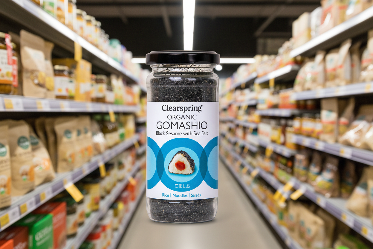 Clearspring Org Gomashio Black Sesame with Sea Salt - 100g