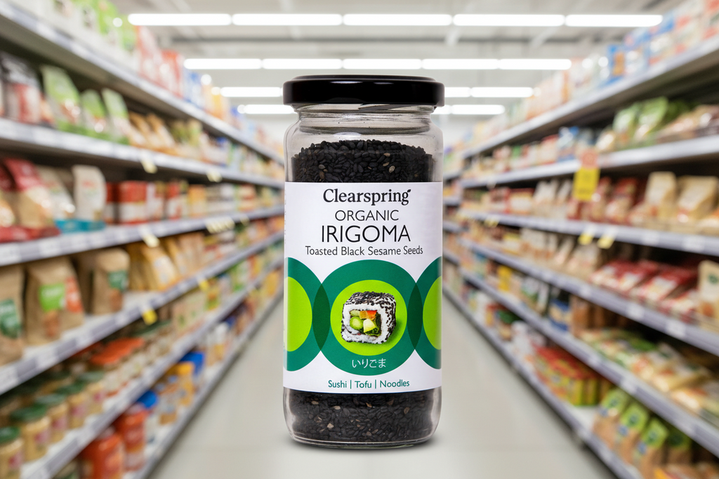 Clearspring Org Irigoma Toasted Black Sesame Seeds - 100g