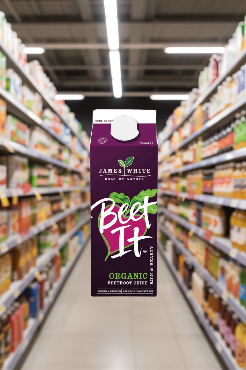 James White Organic Beet It Tetra Pack - 1ltr