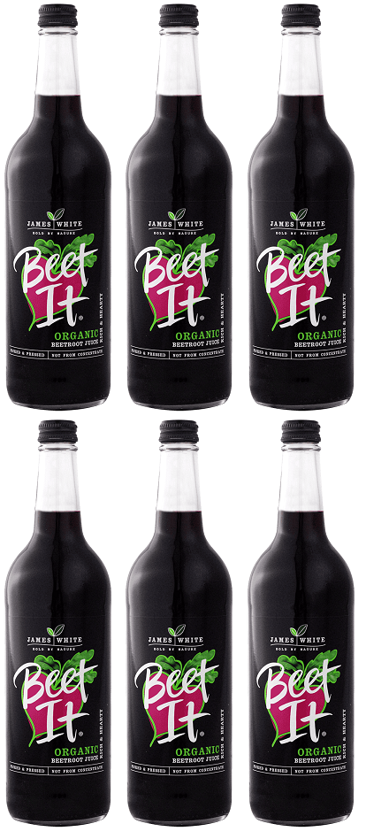6 x James White Organic Beet It Juice - 750ml