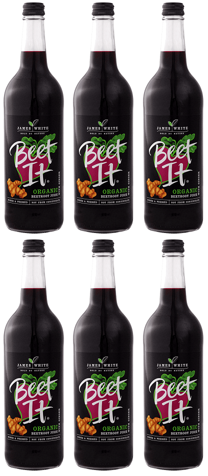 6 x James White Organic Beet it & Ginger - 750ml