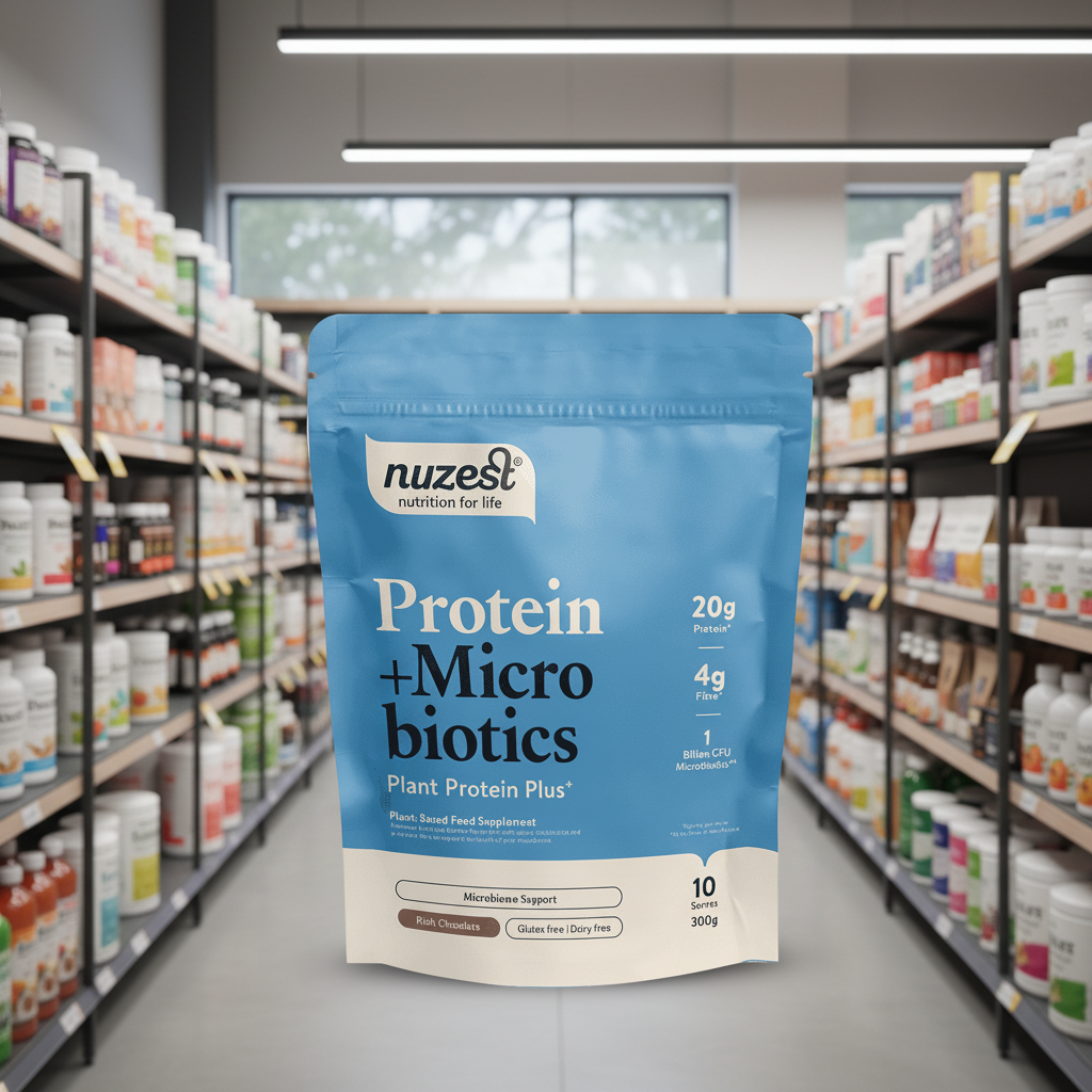 Nuzest Protein Plus Probiotics Rich Chocolate - 300g