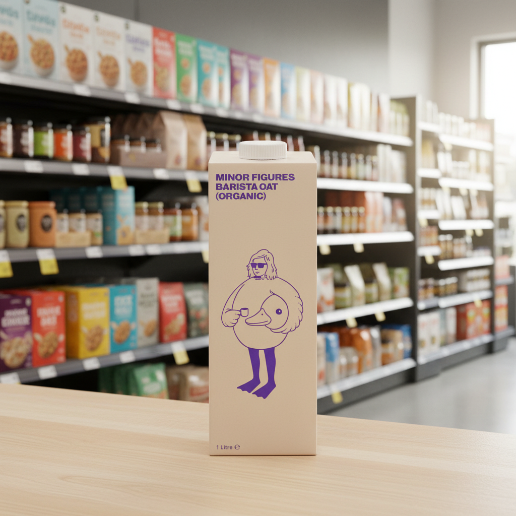 6 x Minor Figures Barista Organic - 1ltr