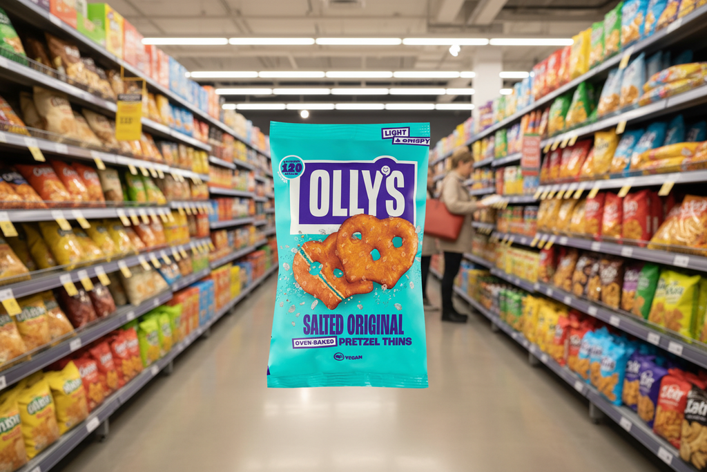 10 x Olly's Pretzel Thins - Original Salted - 35g