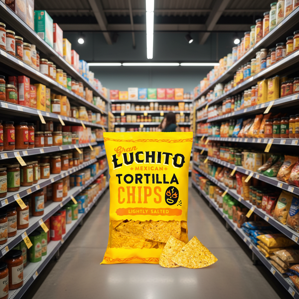 10 x Gran Luchito Lightly Salted Tortilla Chips - 170g