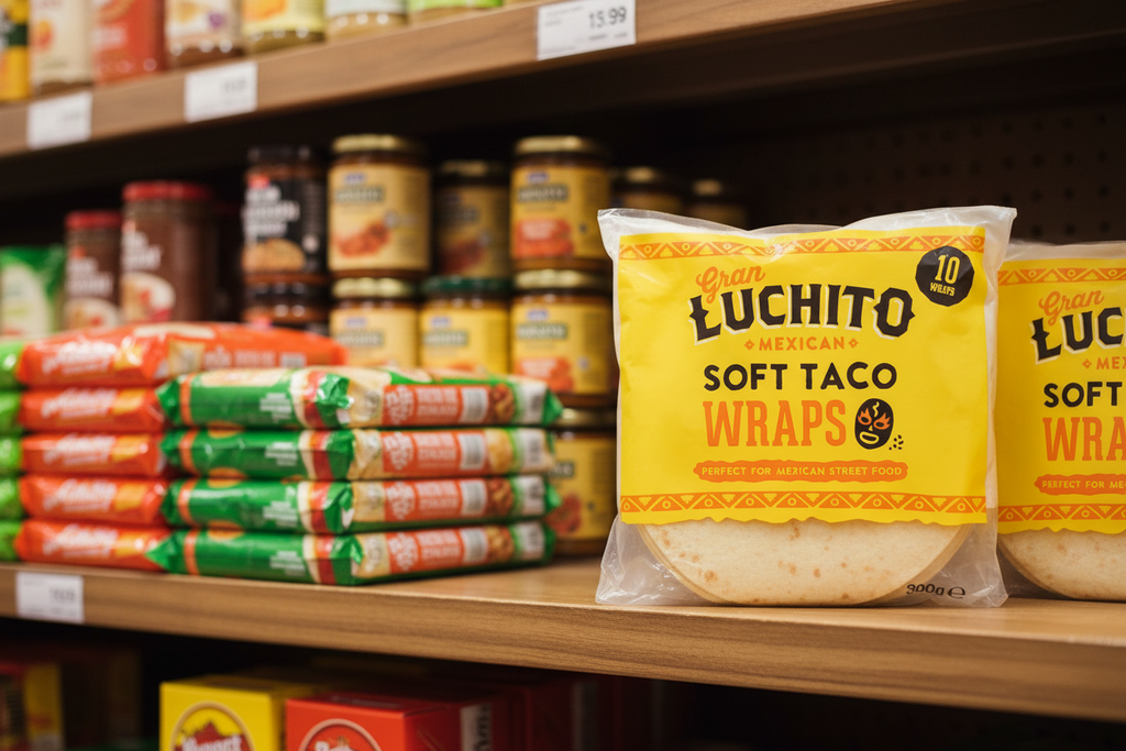 8 x Gran Luchito Soft Taco Wraps - 300g