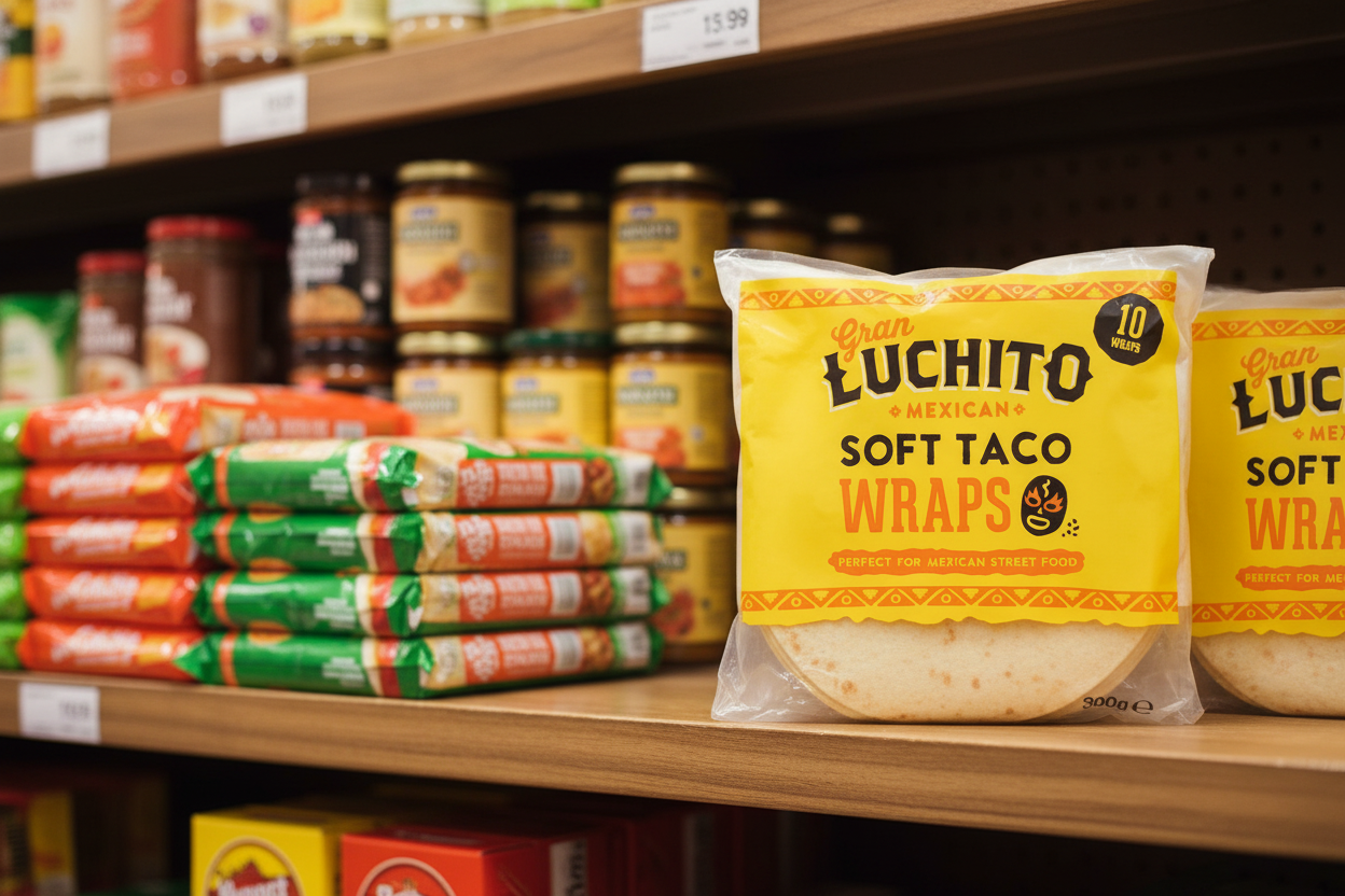 8 x Gran Luchito Soft Taco Wraps - 300g