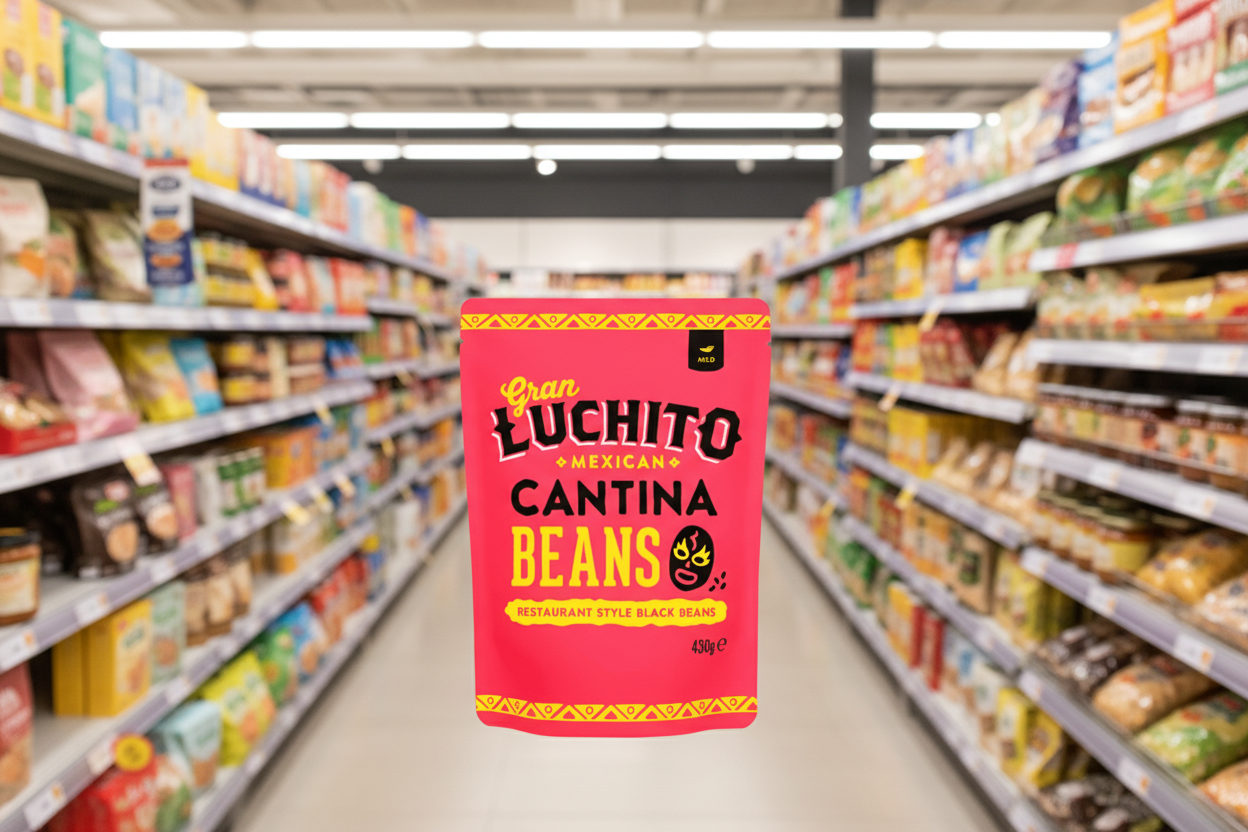 6 x Gran Luchito Cantina Black Beans - 430g