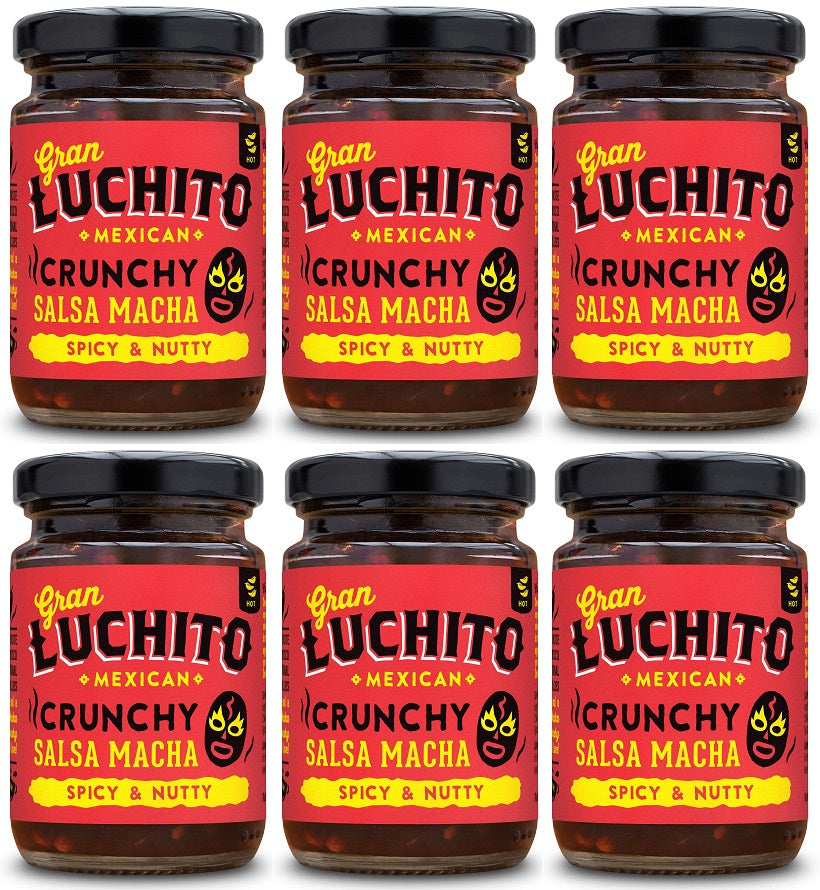 6 x Gran Luchito Salsa Macha - 100g