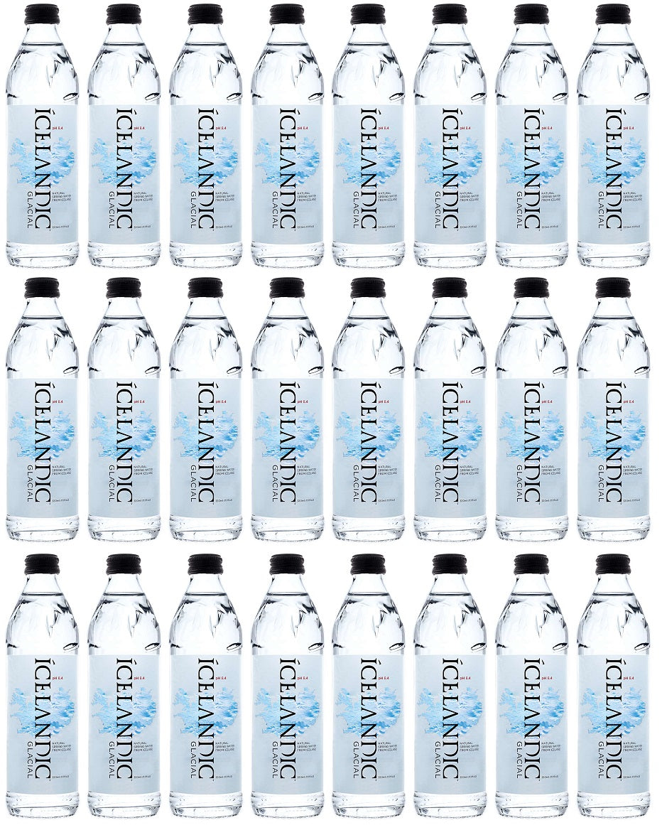 24 x Icelandic Glacial Water - Glass Bottle - 300ml