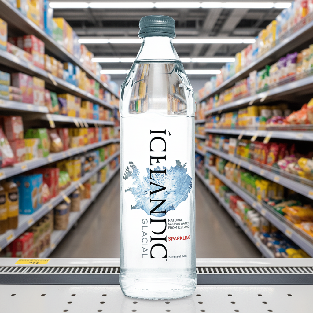 24 x Icelandic Glacial Sparkling Water - 330ml