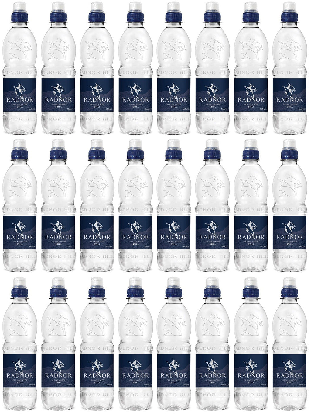24 x Radnor Hills Still Sports Cap Natural Spring Water - 500ml