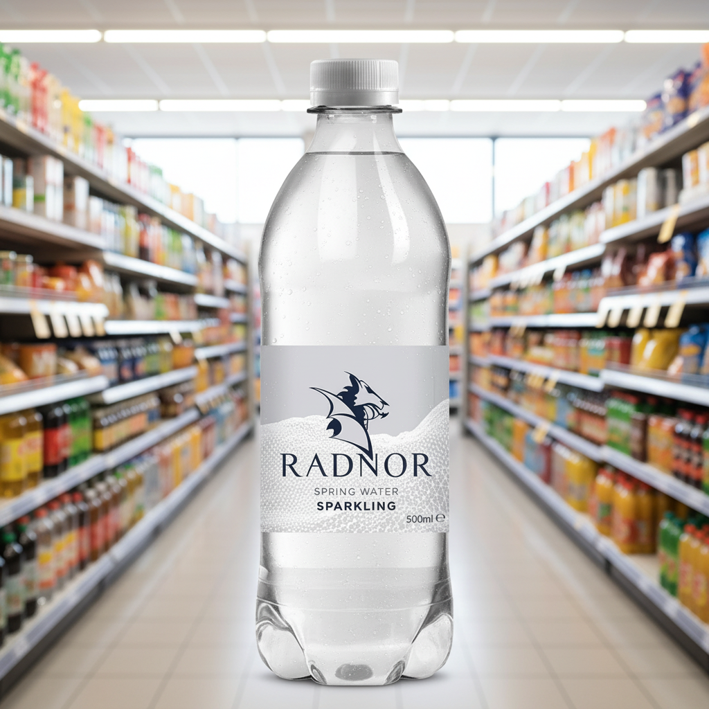 24 x Radnor Hills Sparkling Screw Cap Natural Spring water - 500ml