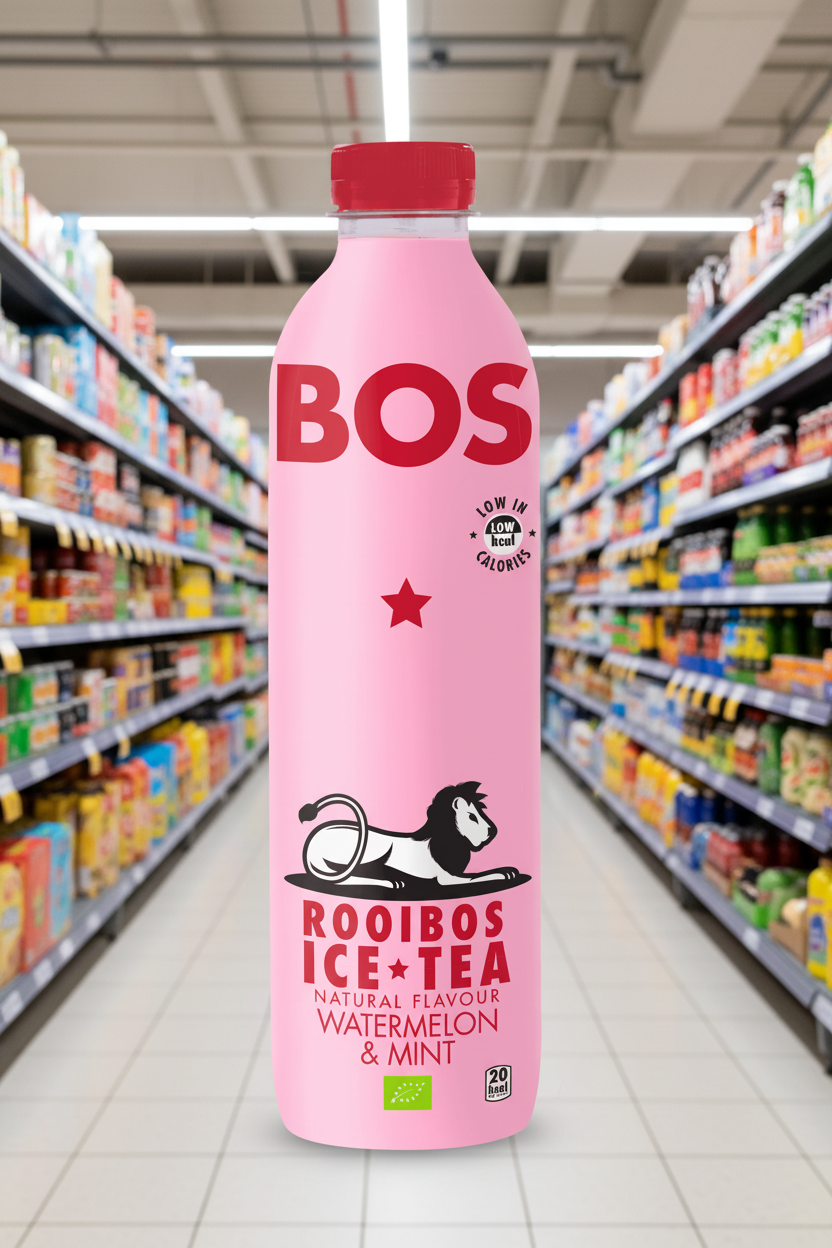 6 x BOS Ice Tea WtrMln Mint - 1000ml