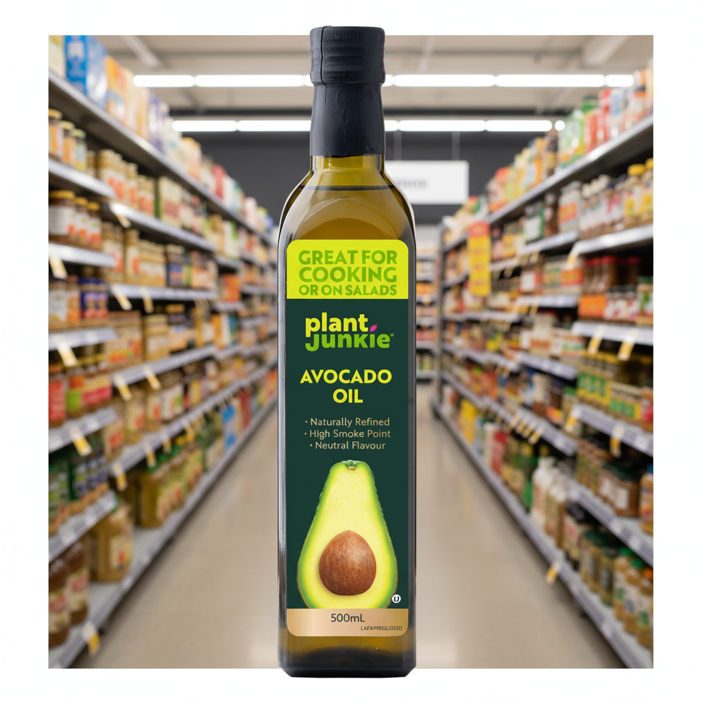 Plant Junkie Naturally Refined Avocado Oil - 500ml