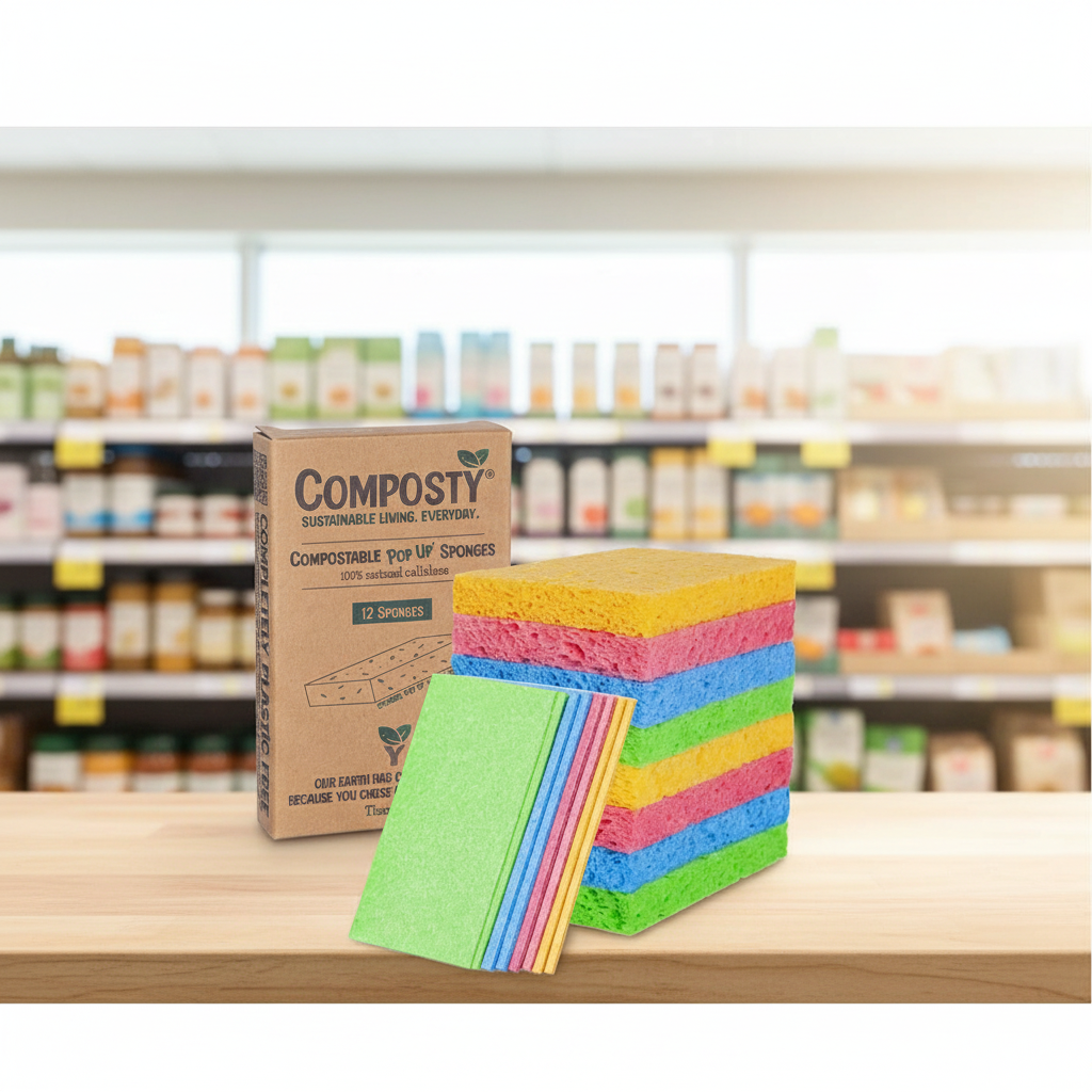 Composty Magic 'Pop-Up' Sponges - 12pc
