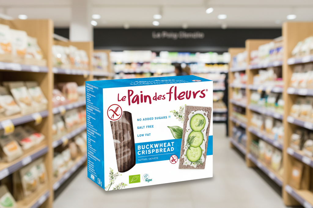 6 x Le Pain Des Fleurs Org GF Buckwheat - NS C/bread - 150g