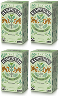4 x Hampstead Tea Org Demeter Green Tea Bags - 20pc