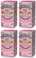4 x Hampstead Tea Org Wild Rosehip & Hibiscus - 20pc