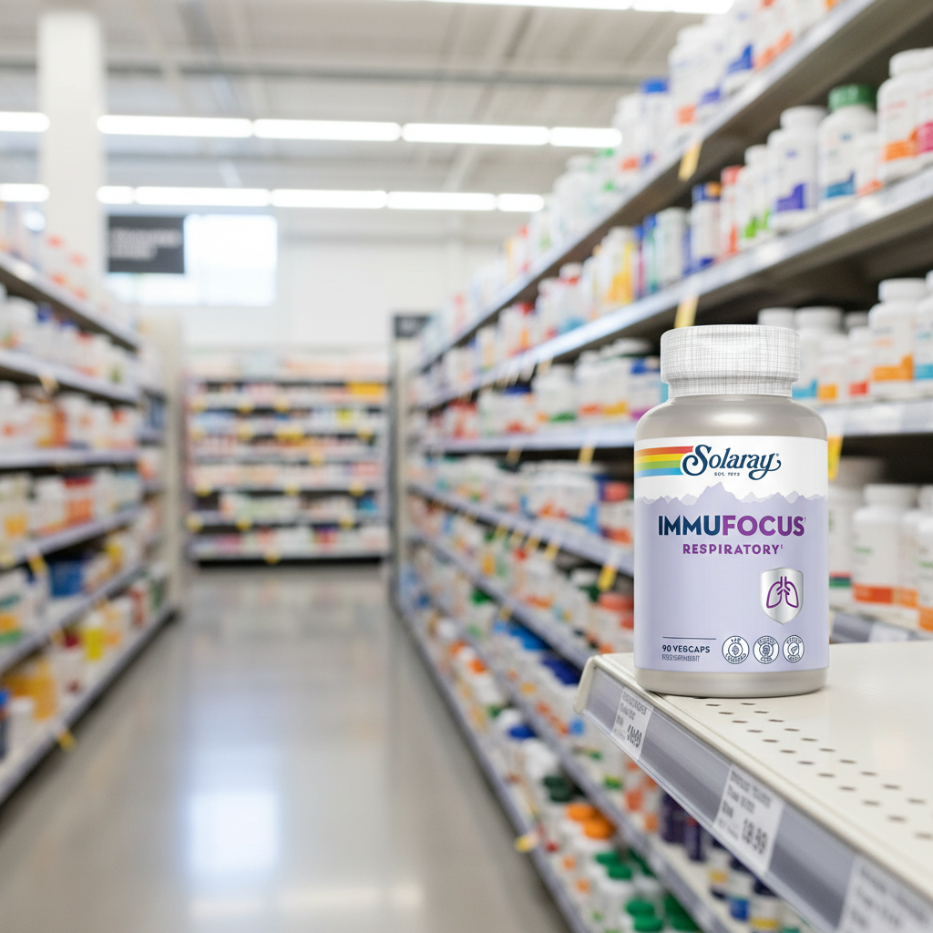 Solaray Immufocus Respiratory - 90caps