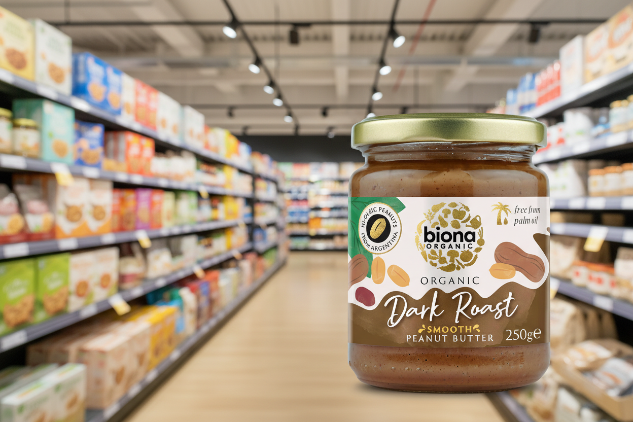 Biona High Oleic Peanut Butter Org Smooth Sea salt - 250g