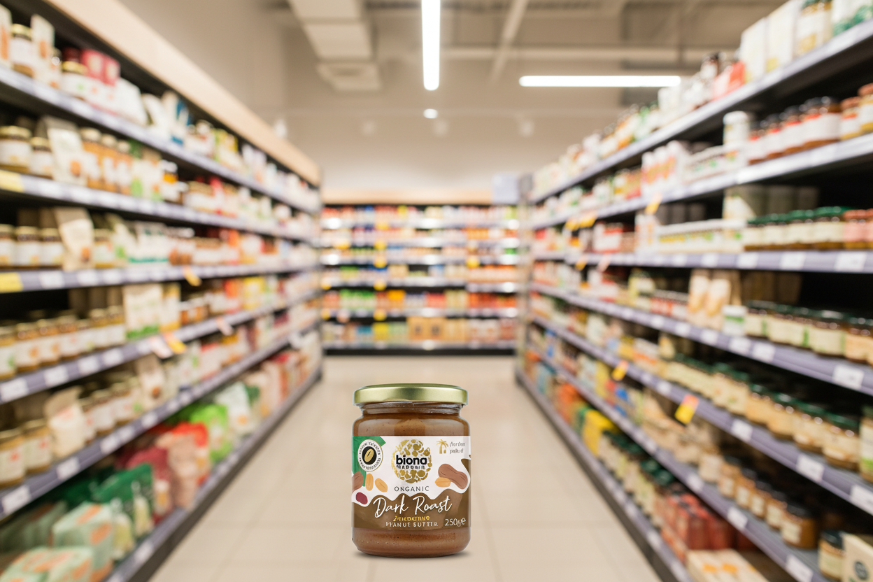 Biona High Oleic Peanut Butter Org Smooth Sea salt - 250g