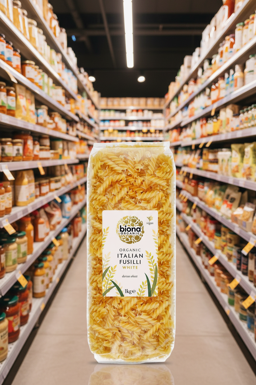 Biona White Fusilli Organic - 1000g