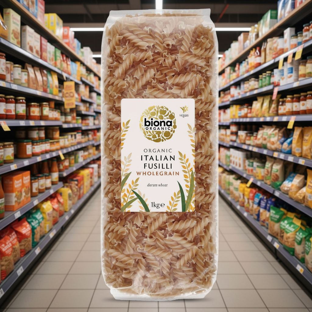 Biona Whole Fusilli Organic - 1000g