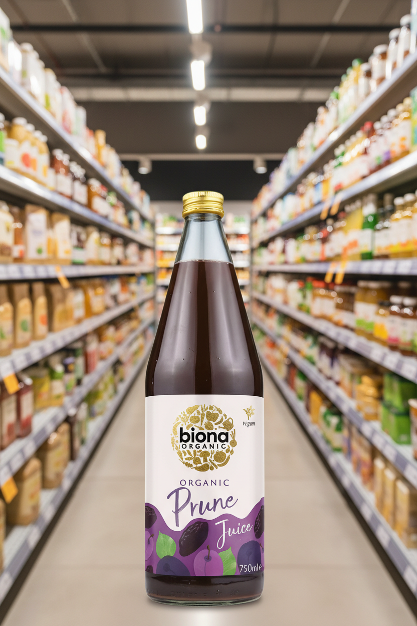 Biona Prune Juice  Organic -no added sugar - 750ml