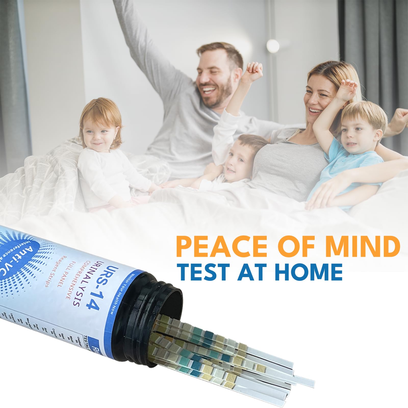 14-URS Reagent Test Strips 120 ct – Urinalysis & UTI Detection, At-Home Use (60s Results)