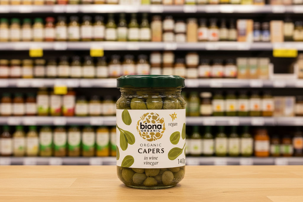 Biona Capers in wine vinegar Organic - 140g