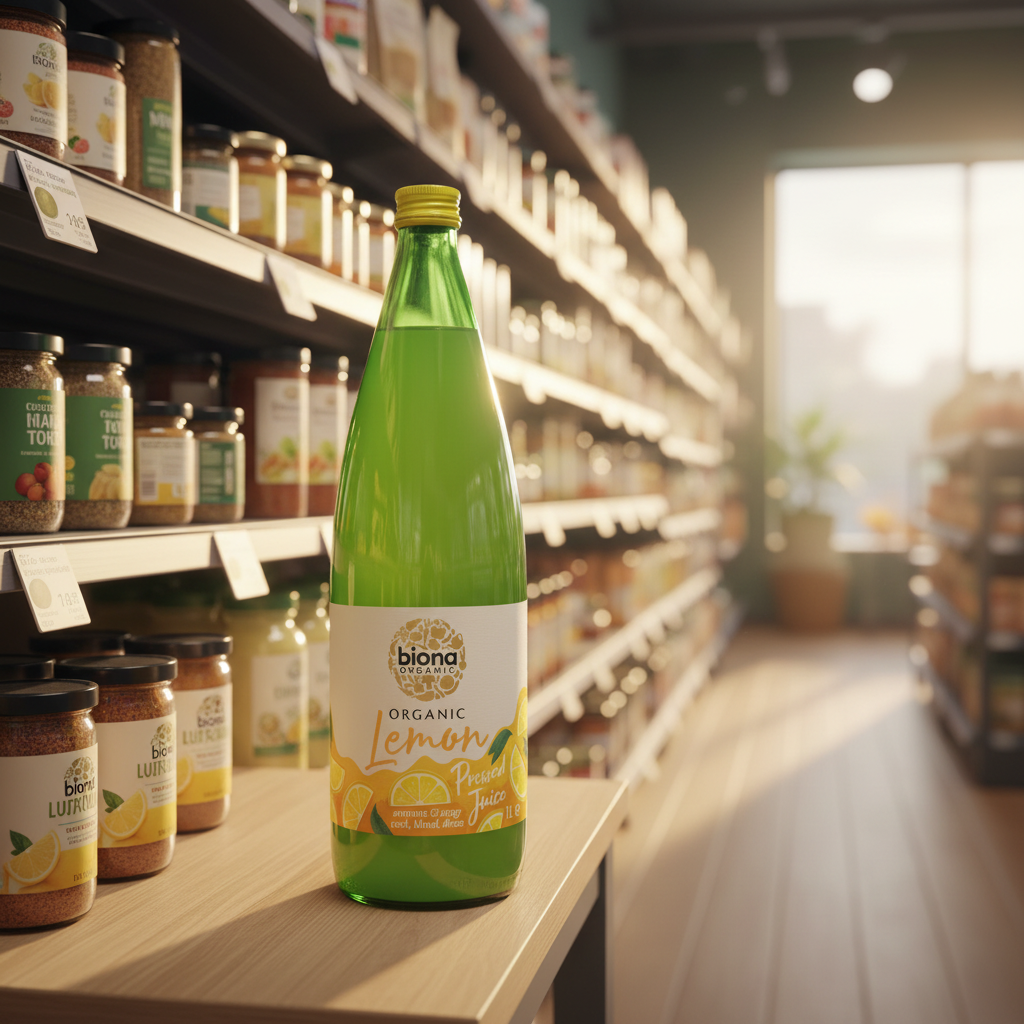 Biona Lemon Juice Organic - 1000ml