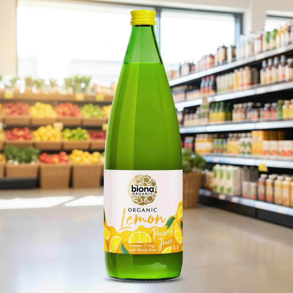 Biona Lemon Juice Organic - 1000ml