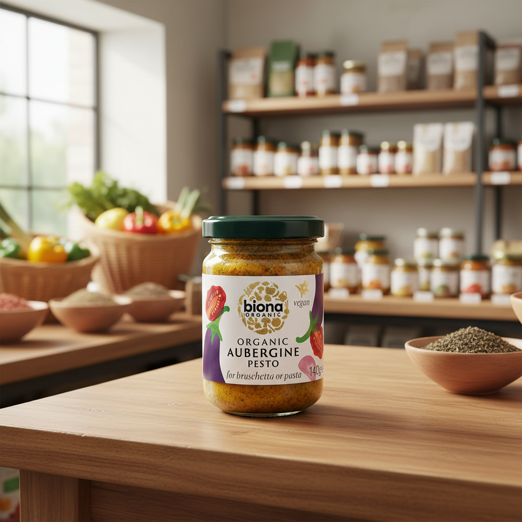 Biona Aubergine Pesto Organic - 140g