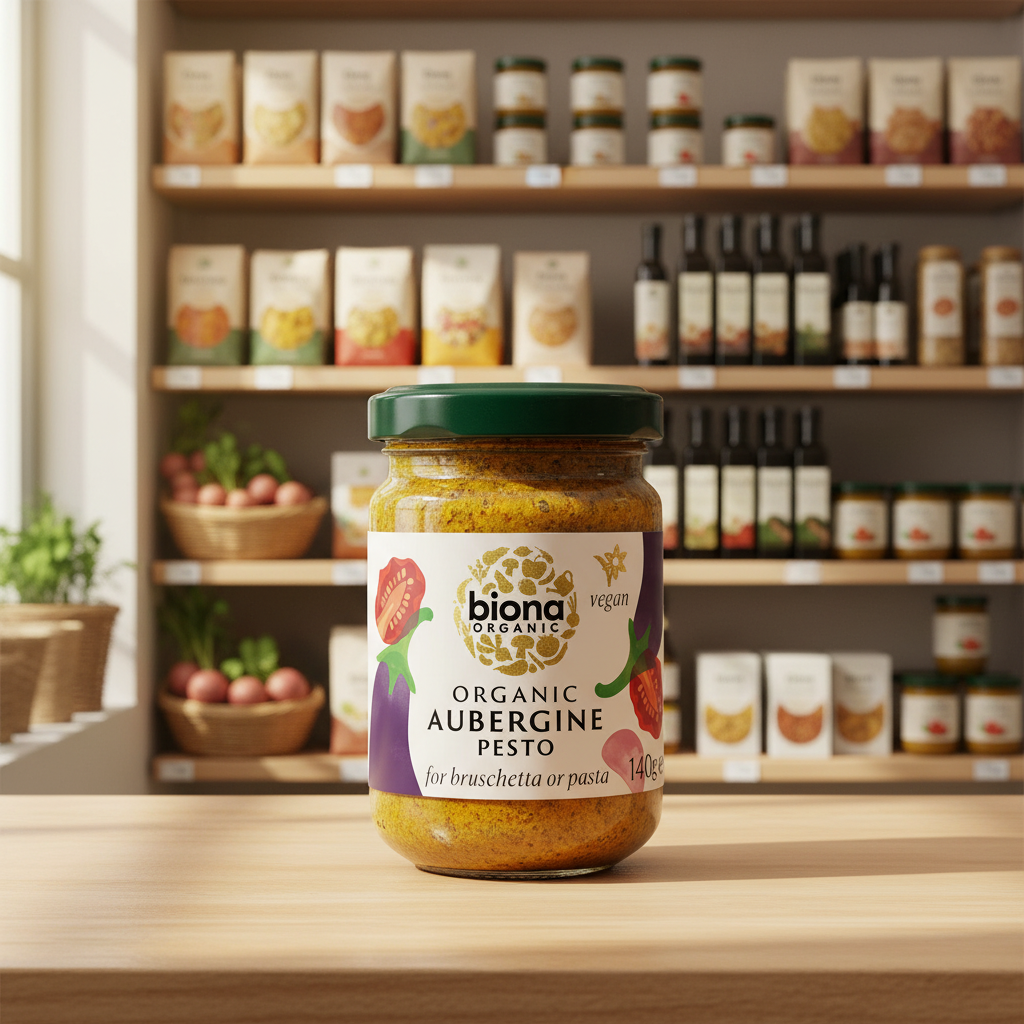 Biona Aubergine Pesto Organic - 140g